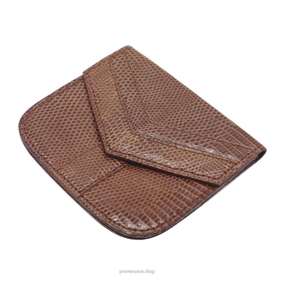 🔴 Yves Saint Laurent Lizard Coin Wallet - Brown - Picture 4 of 6